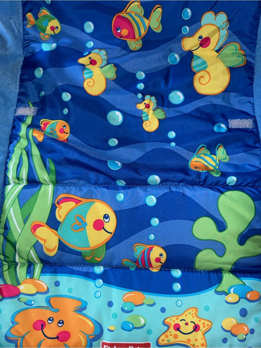 Blue & Green Ocean Play Gym for Babies - Interactive Tummy Time Mat - Picture 4 of 8